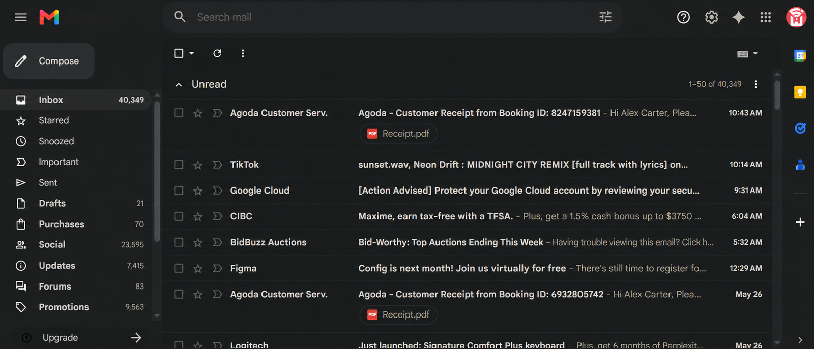 Obvra screen context preview